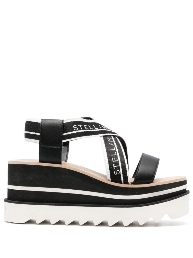 Stella McCartney Sneak-Elyse 80mm platform sandals - Black Cover