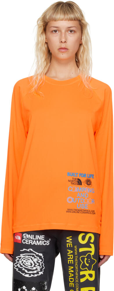 The North Face Orange Online Ceramics Edition Class V Water Long Sleeve T-Shirt Cover