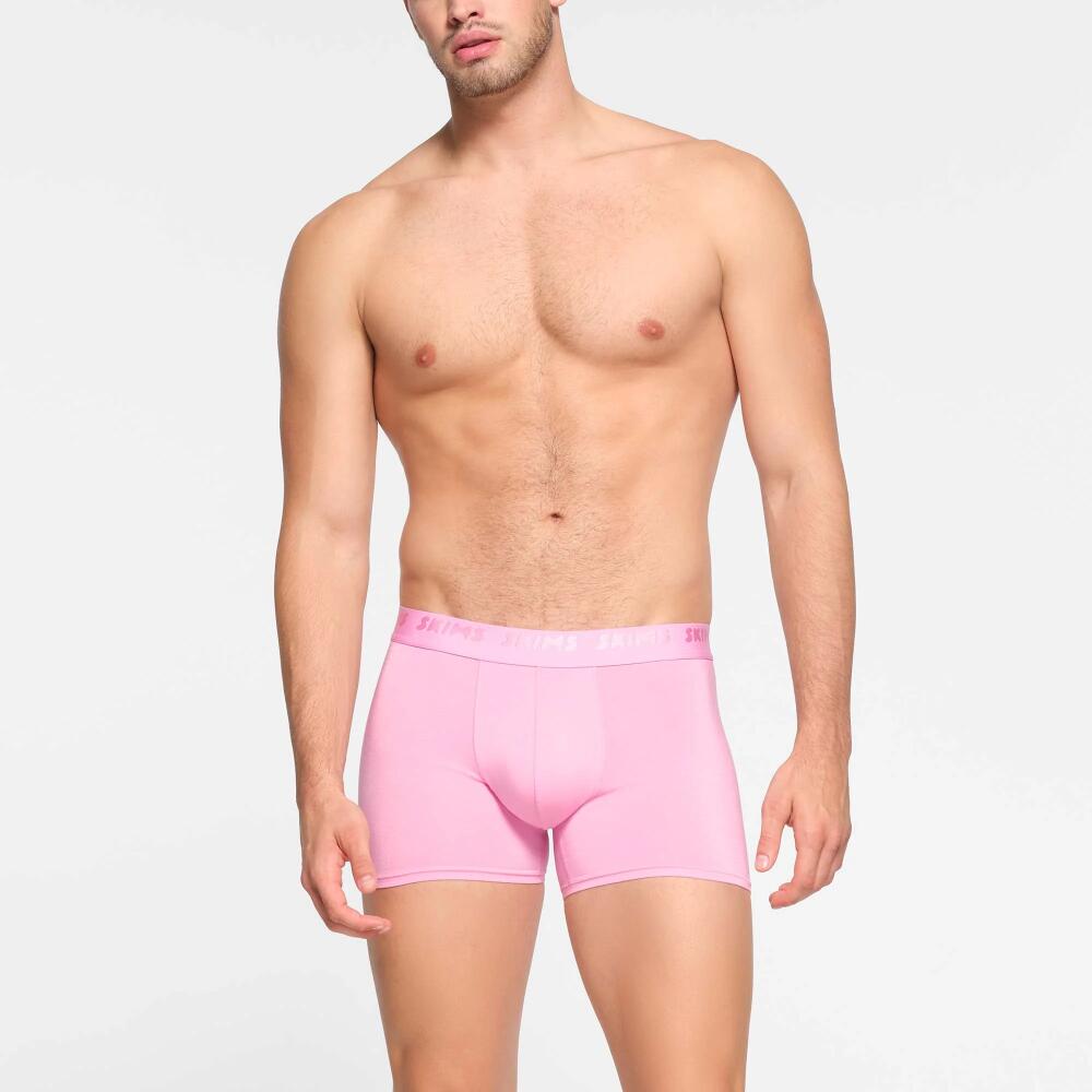 SKIMS Mens 3" Boxer Brief | Pink | Small | SKIMS Stretch Cover