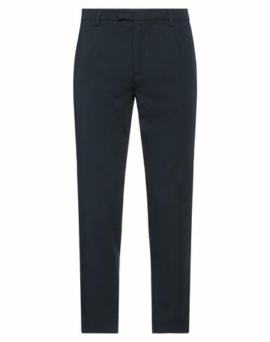 Officina 36 Man Pants Midnight blue Polyester, Viscose, Elastane Cover