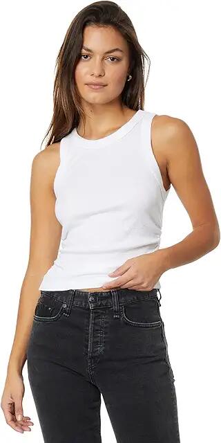 Michael Stars Ella Crop Tank (White) Women's Clothing Cover