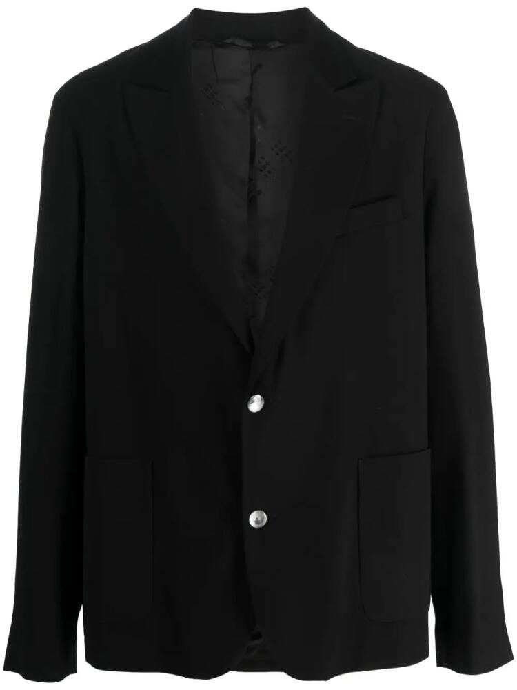 4SDESIGNS single-breasted blazer - Black Cover