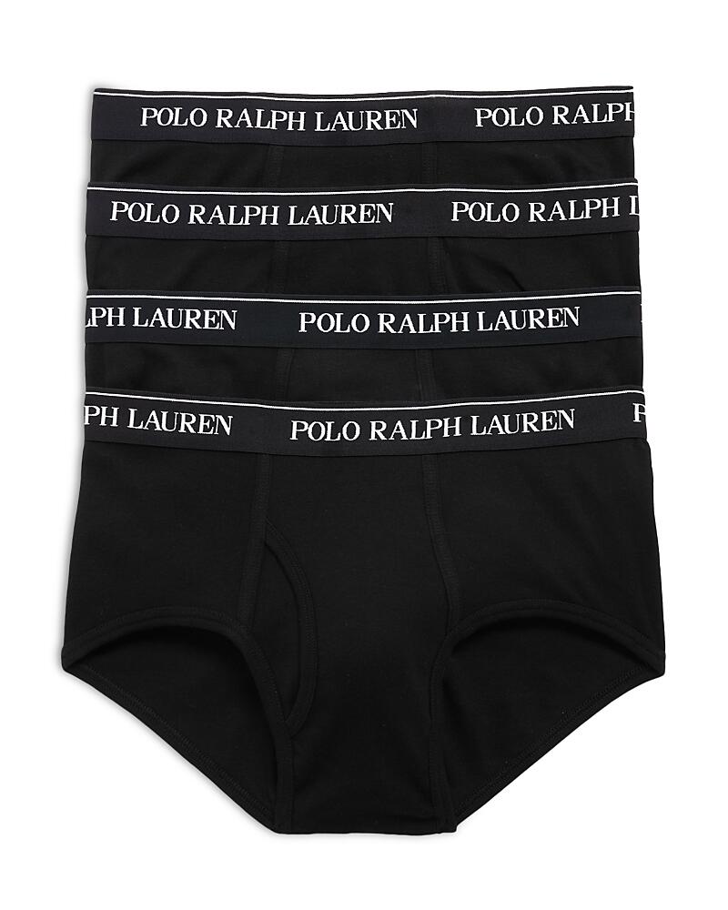 Polo Ralph Lauren Cotton Logo Waistband Briefs, Pack of 4 Cover