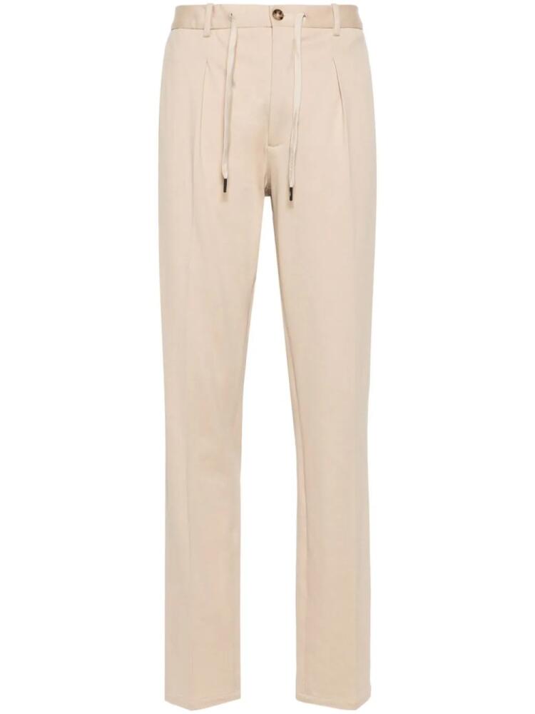 Circolo 1901 pleat-detail straight-leg trousers - Neutrals Cover