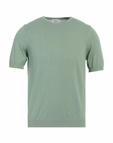 Heritage Man Sweater Light green Cotton Cover