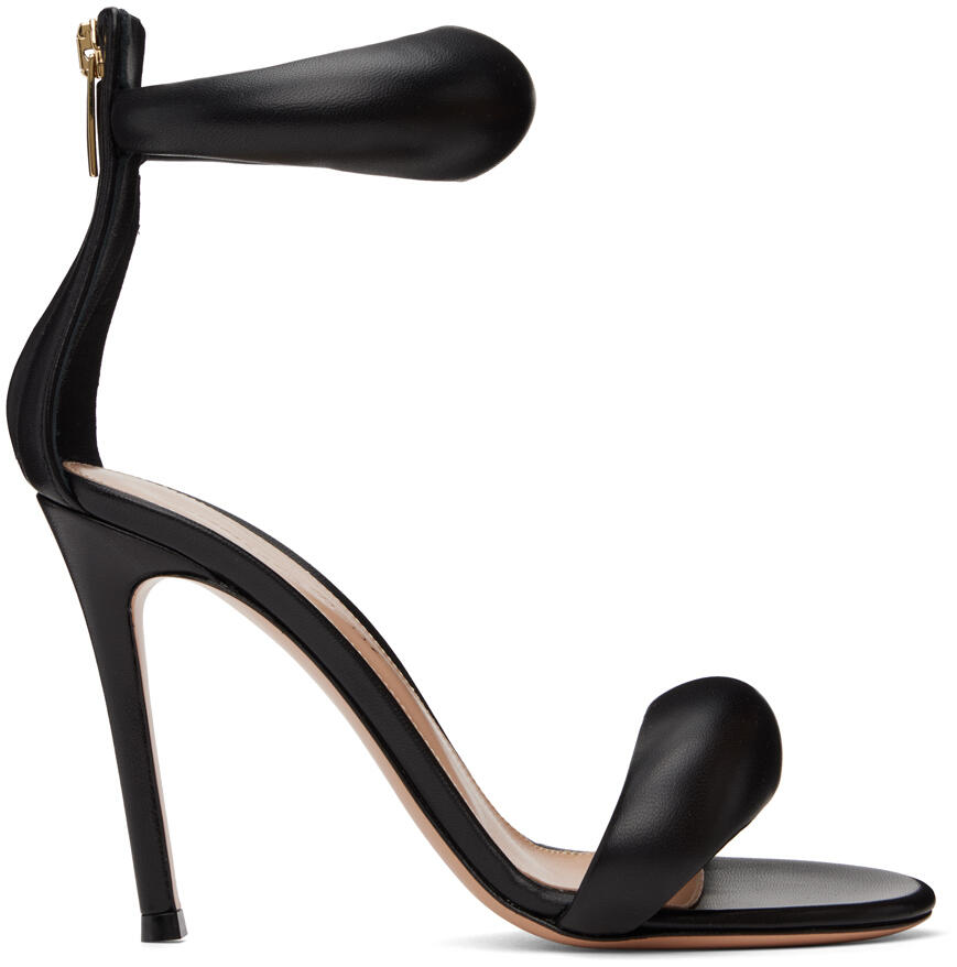 Gianvito Rossi Black Bijoux Heeled Sandals Cover