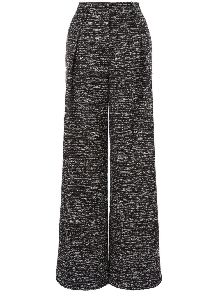 Alberta Ferretti pleat-detailing palazzo pants - Black Cover