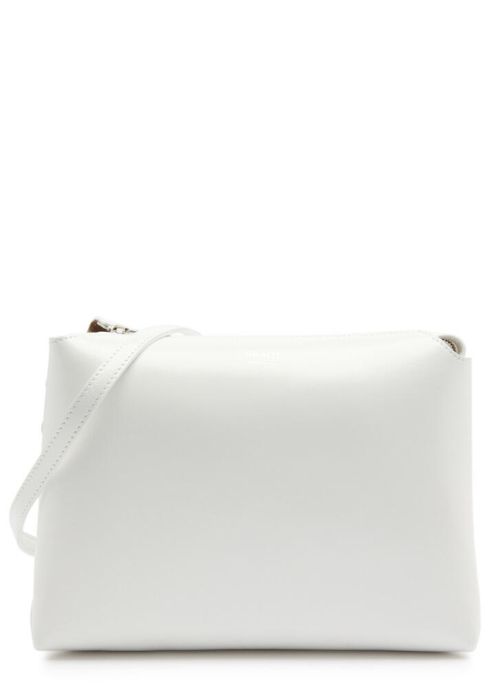 Khaite Lina Medium Leather Cross-body bag - White Cover