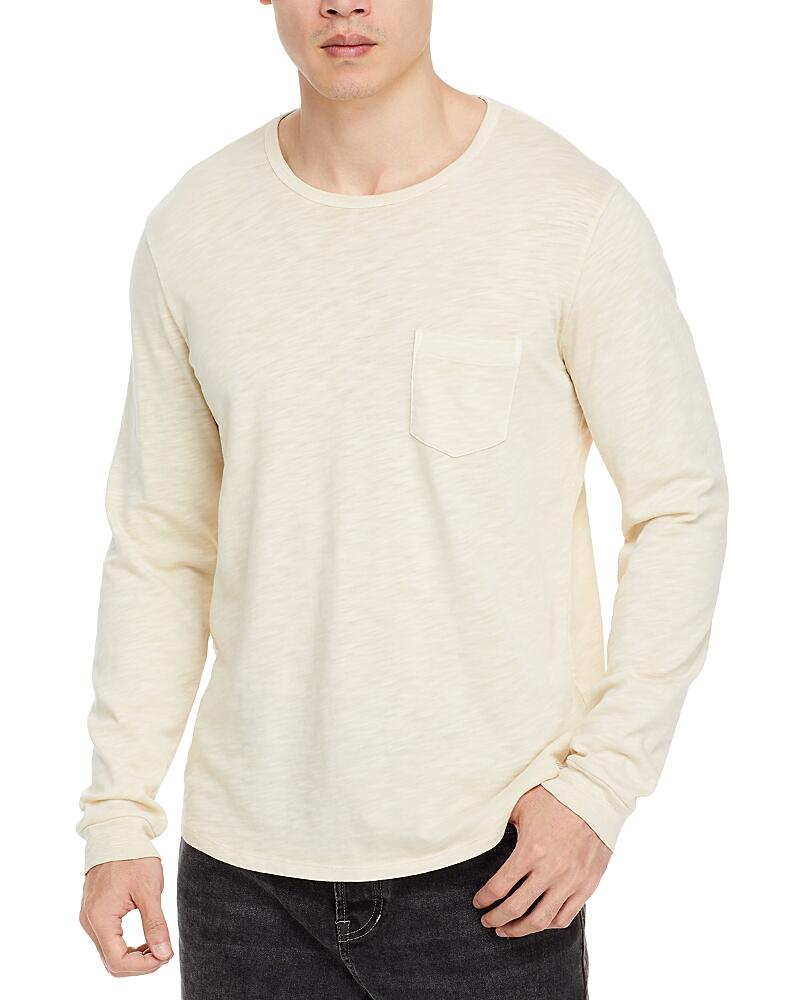 Marine Layer Lassen Heavy Slub Long Sleeve Pocket Tee Cover