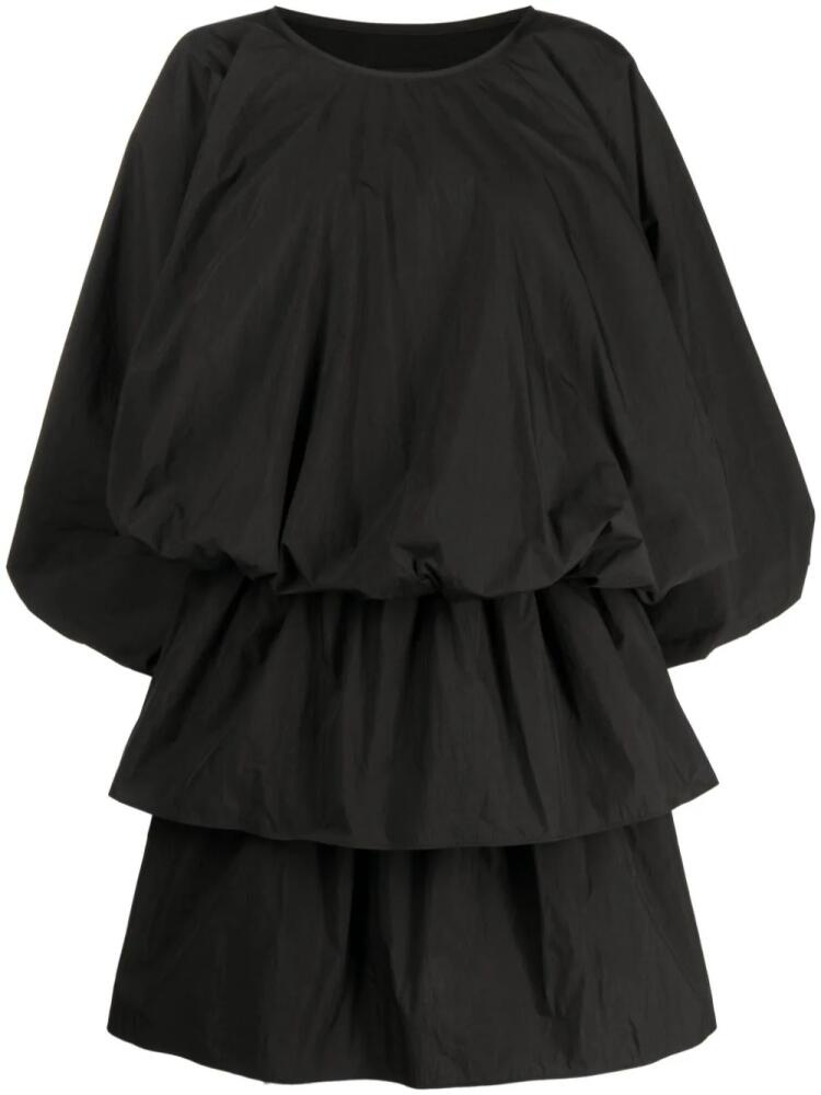 Goen.J balloon-sleeves poplin dress - Black Cover