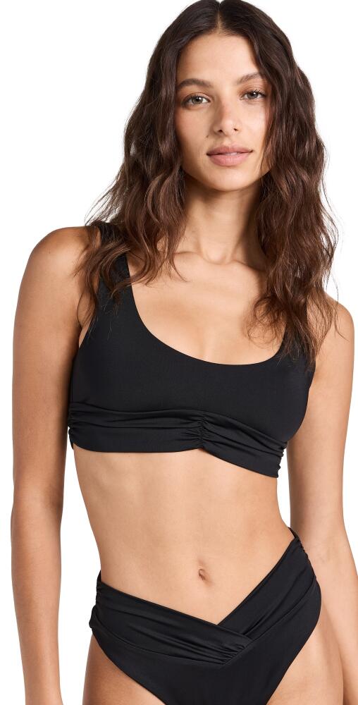 Riot Swim Pico Bikini Top Black Cover