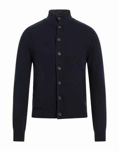 Heritage Man Cardigan Midnight blue Virgin Wool, Cashmere Cover