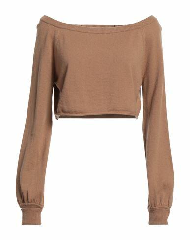 Semicouture Woman Sweater Brown Cashmere, Polyamide Cover