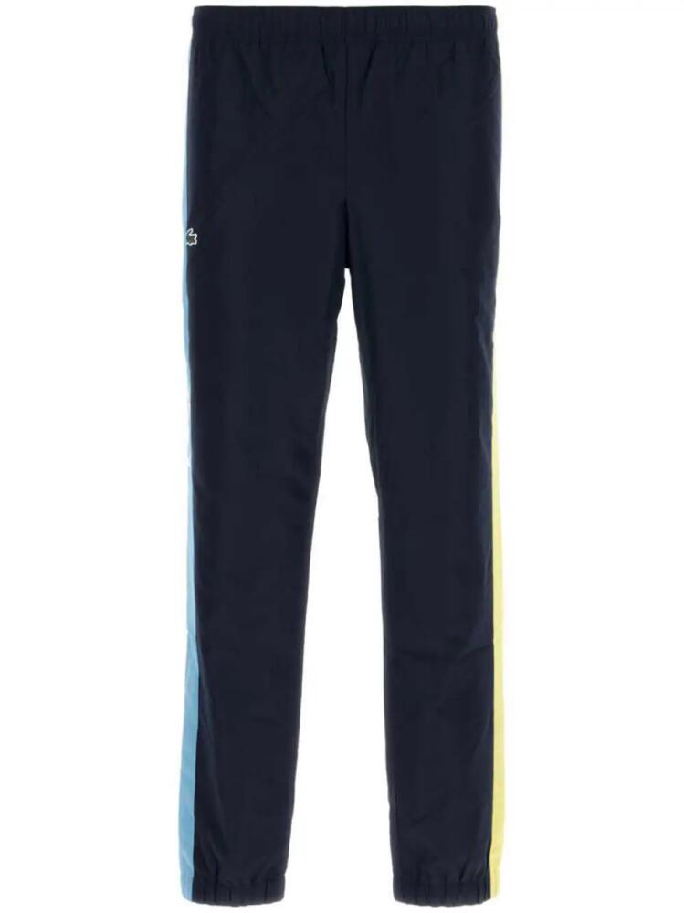 Lacoste side-stripe track pants - Blue Cover