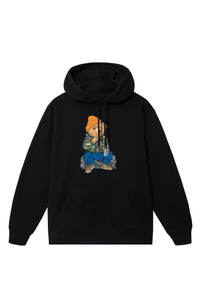 MARKET Northwest Bear Pullover Hoodie in Black Cover