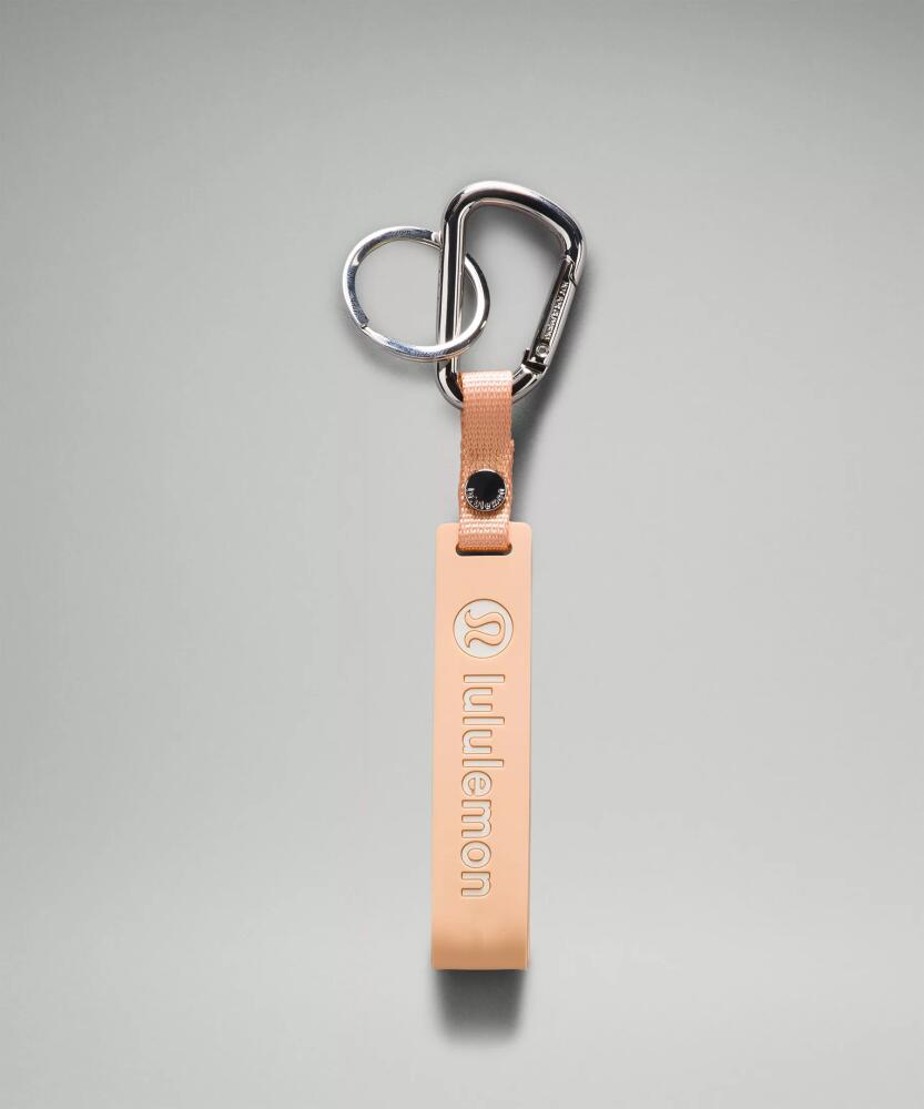 lululemon - Silicone Keychain - Orange/Peach Bellini/White Opal Cover