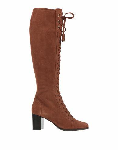 Alberta Ferretti Woman Boot Brown Leather Cover