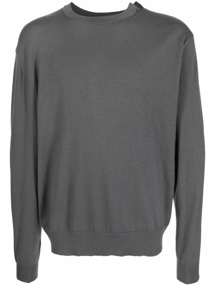 extreme cashmere crew-neck cashmere jumper - Grey Cover