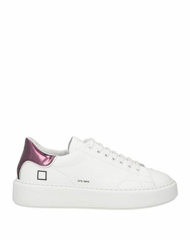 D. a.t. e. Woman Sneakers White Leather Cover