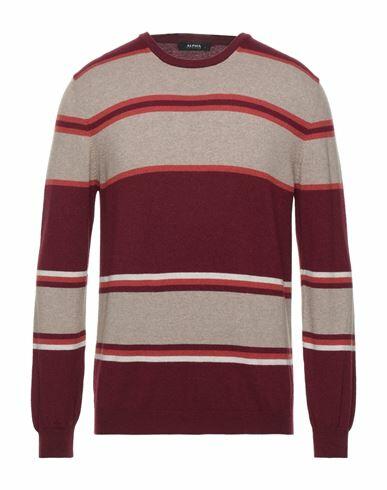 Alpha Studio Man Sweater Burgundy Polyamide, Wool, Viscose, Cashmere Cover