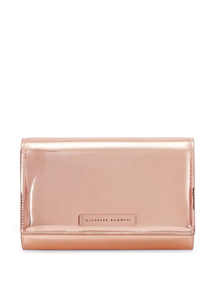 Giuseppe Zanotti Wendy detachable strap clutch bag - Pink Cover