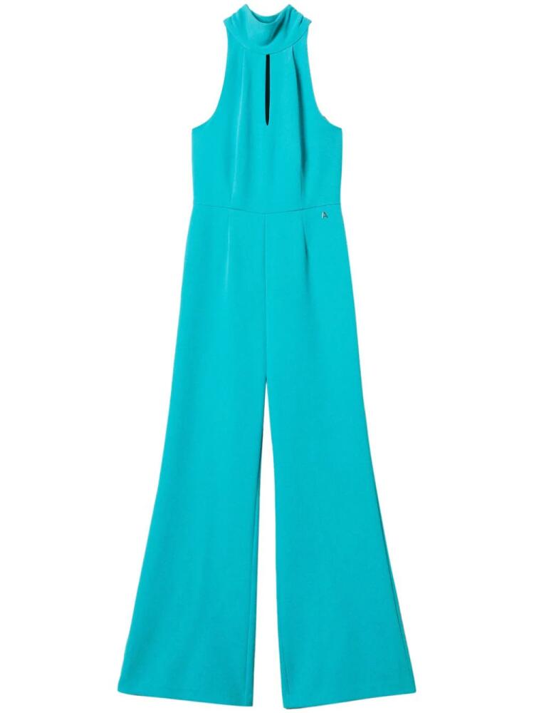 TWINSET cady halterneck jumpsuit - Green Cover