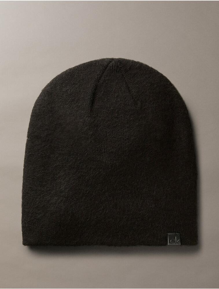 Calvin Klein Women's Brushed Solid Beanie - Black Cover