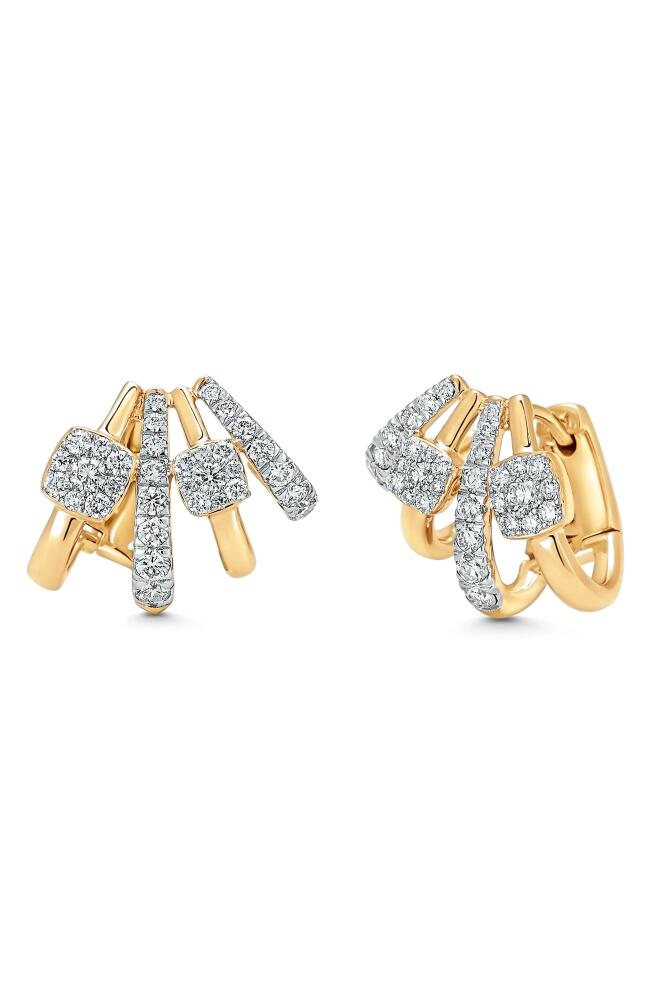 Sara Weinstock Adira Diamond Ear Cuffs in Yellow Gold Cover