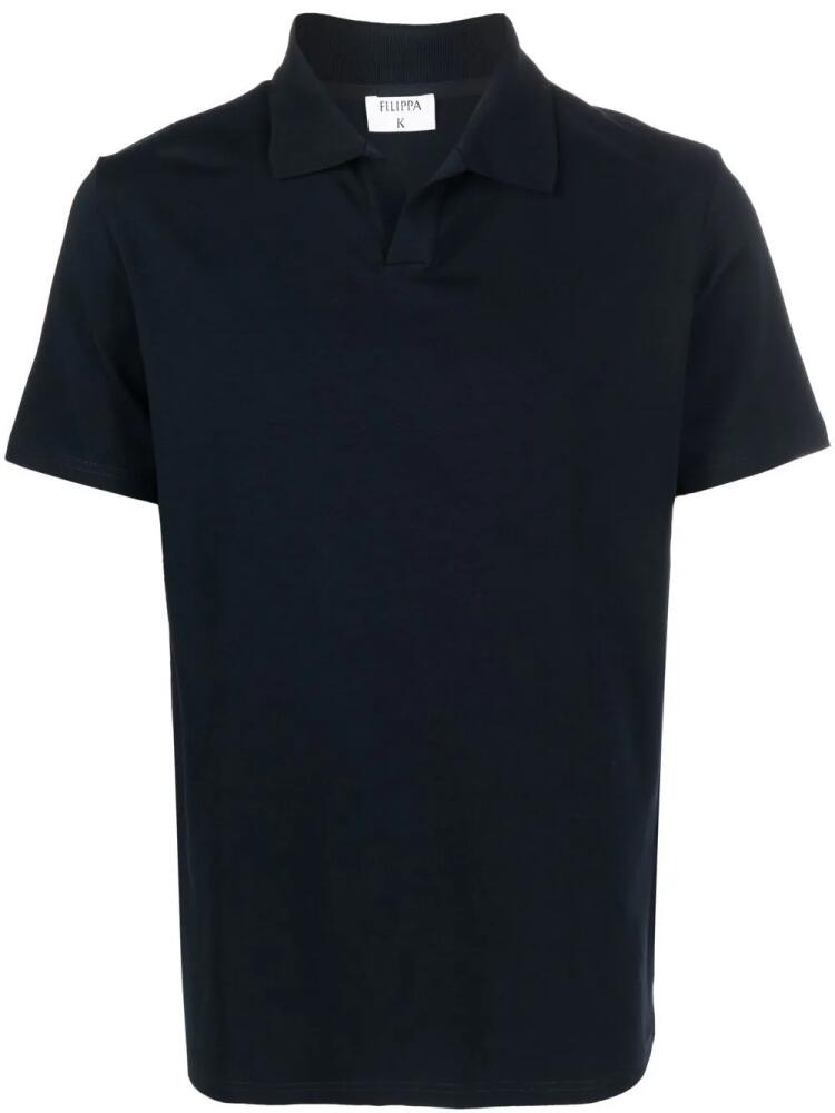 Filippa K short-sleeve polo shirt - Blue Cover