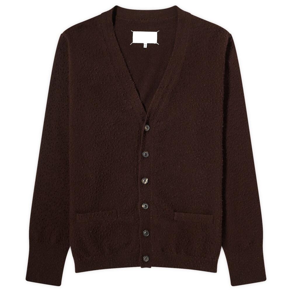 Maison Margiela Men's Cashmere Cardigan in Truffle Cover