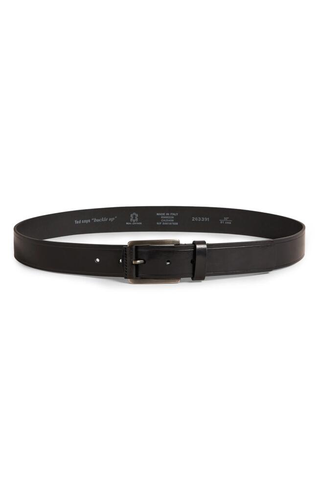 Ted Baker London Linded Embossed Leather Belt in Black Cover