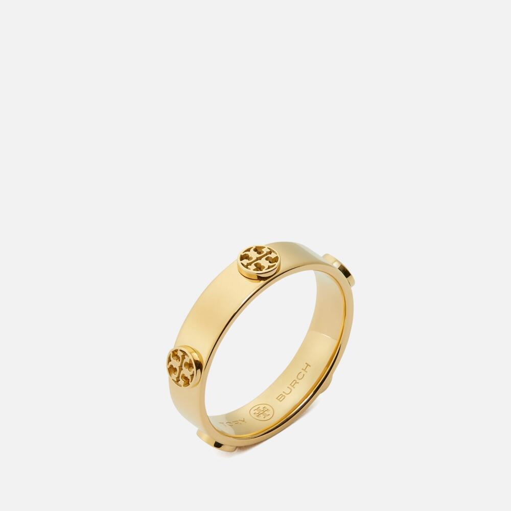 Tory Burch Miller 18K Gold-Plated Stud Ring Cover