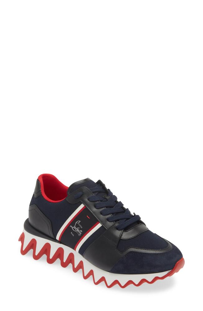 Christian Louboutin Nastroshark Low Top Sneaker in Version Navy Cover