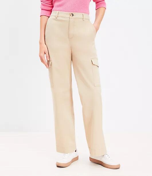 Loft Structured Cargo Pants in Twill Cover