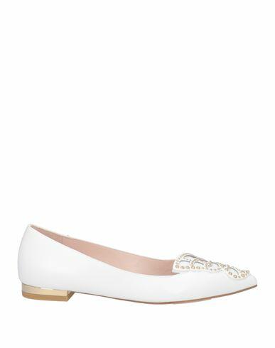 Sophia Webster Woman Ballet flats White Leather Cover