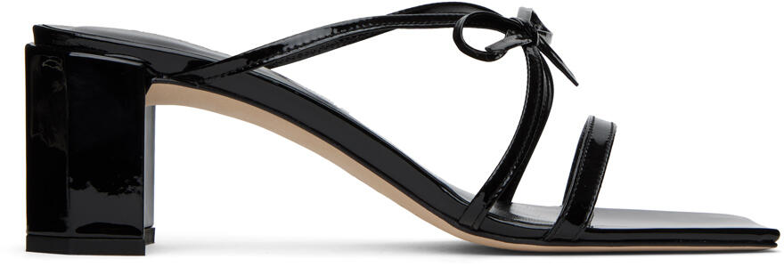 BY FAR Black June Heeled Sandals Cover