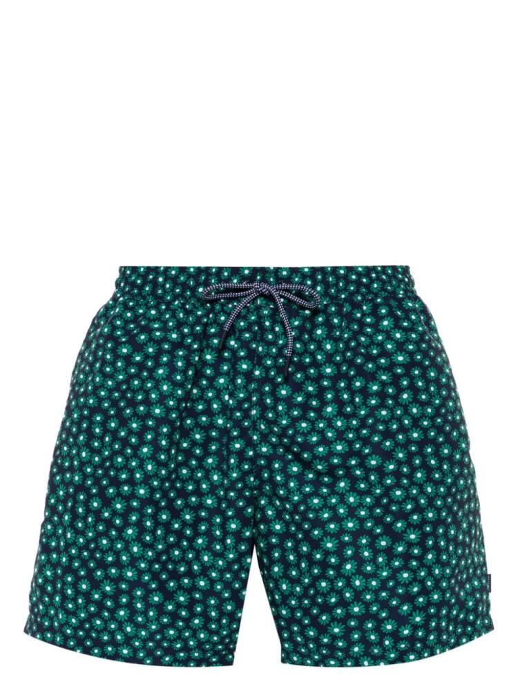 Hackett floral-print swim shorts - Blue Cover