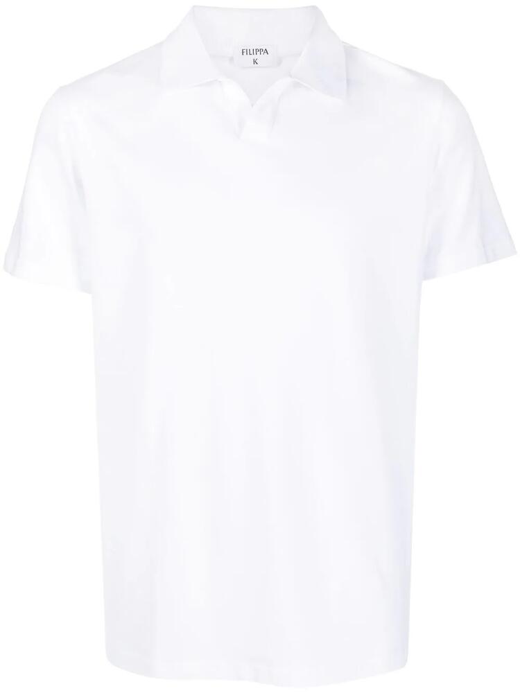 Filippa K short-sleeve polo shirt - White Cover