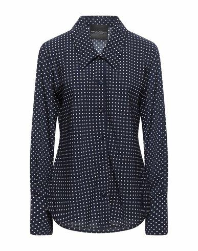 Erika Cavallini Woman Shirt Midnight blue Polyester Cover