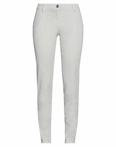 Trussardi Jeans Woman Pants Light grey Cotton, Elastane Cover