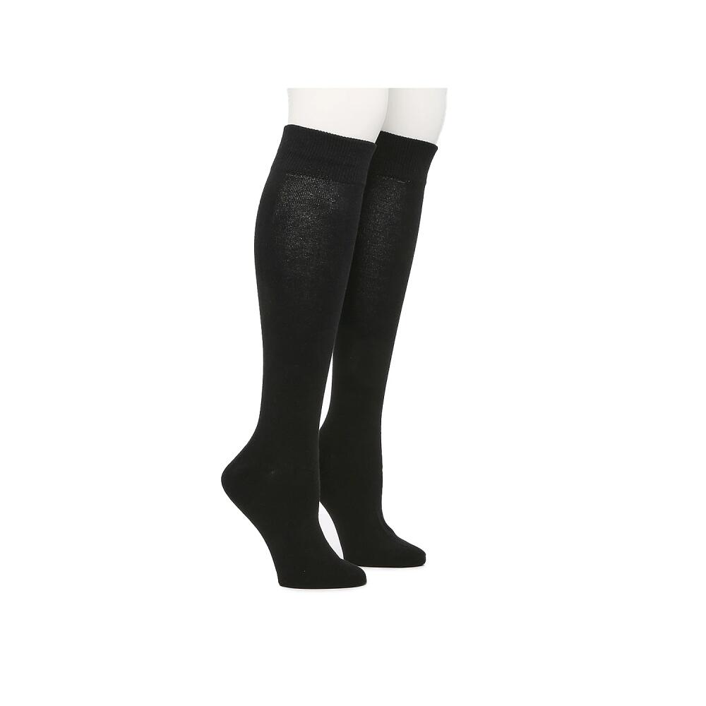 Kelly & Katie Flatknit Knee Socks 2 Pack | Women's | Black Cover