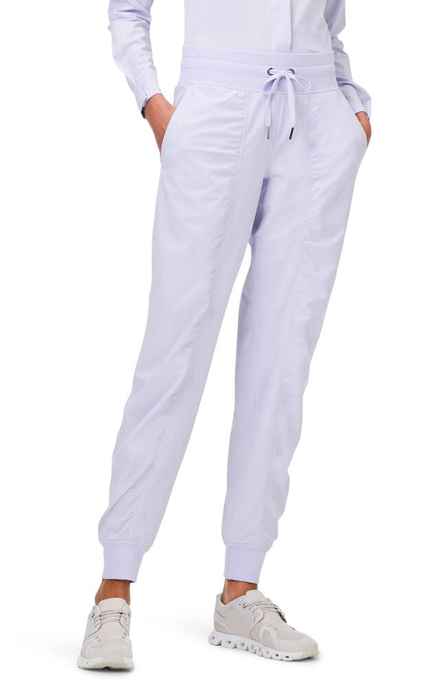 NZ ACTIVE by NIC+ZOE Tech Stretch Ruched Joggers in Wisteria Cover