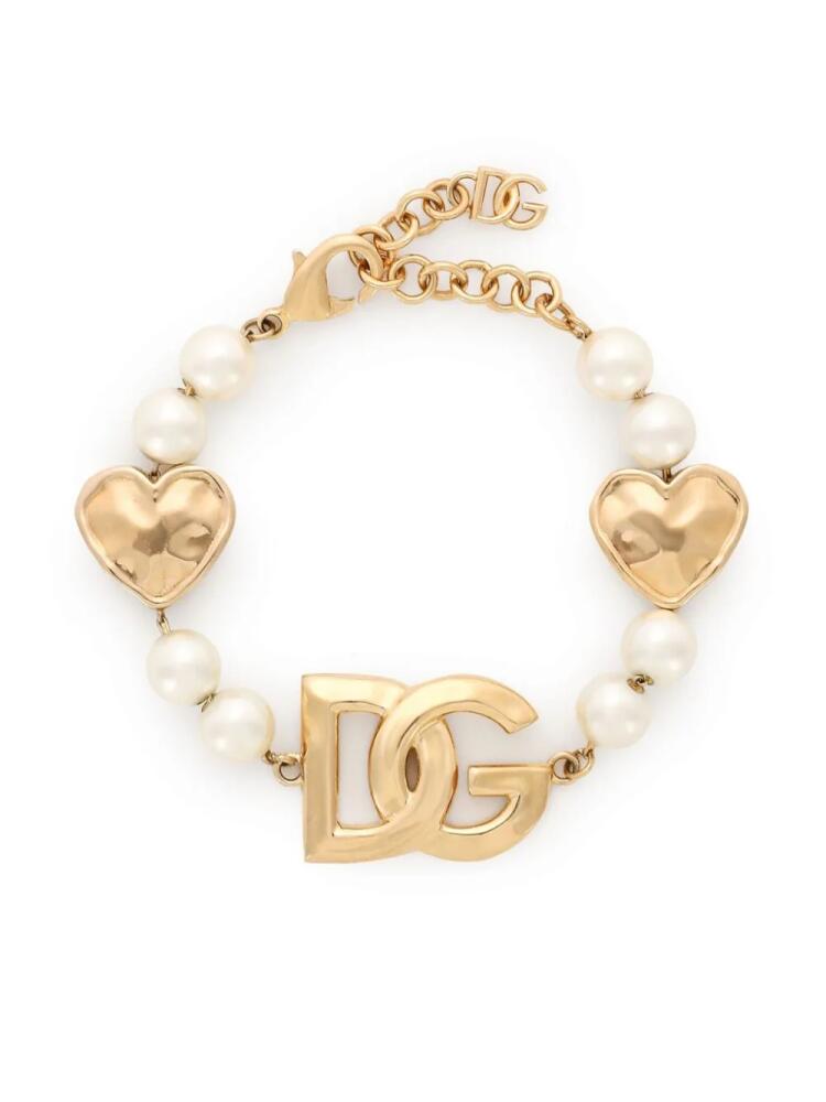 Dolce & Gabbana DG-logo bracelet - Gold Cover