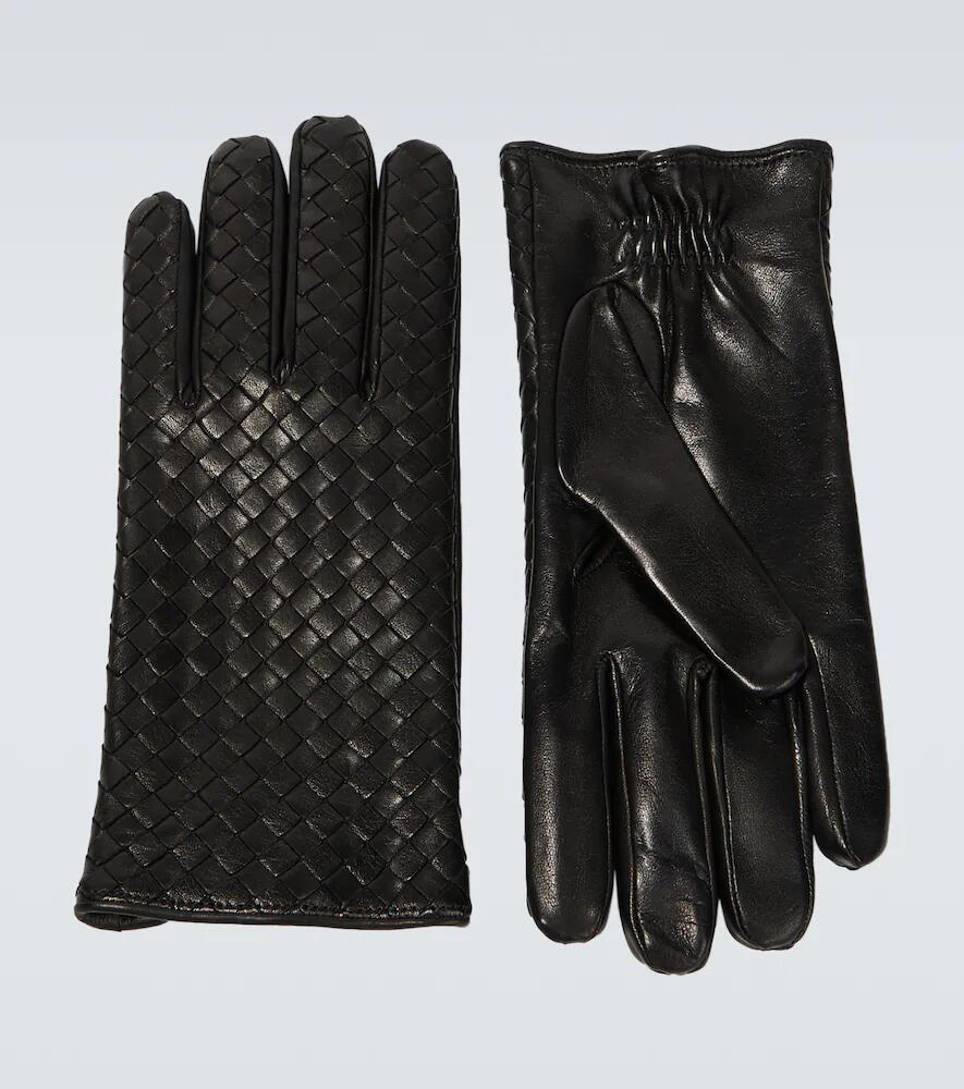 Bottega Veneta Intrecciato leather gloves Cover