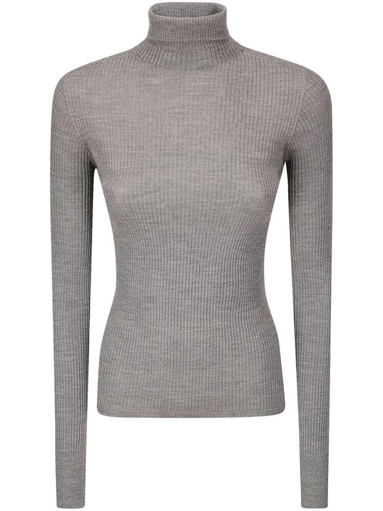 Sportmax ribbed jumper - Grey Cover