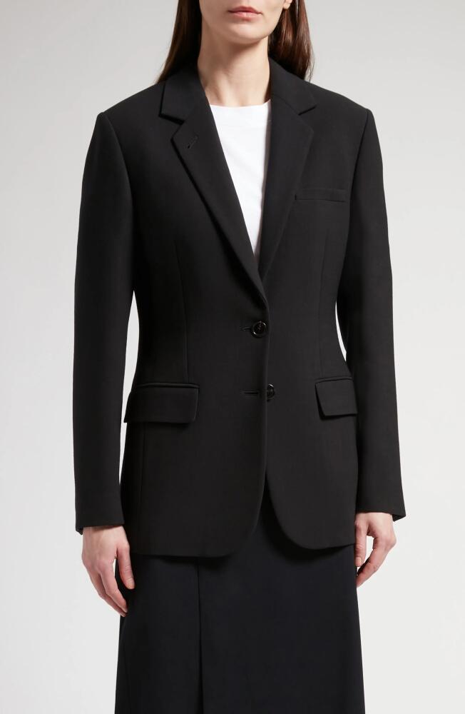 The Row Linda Virgin Wool Blazer in Black Cover