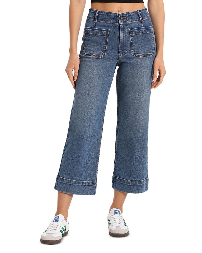 Bagatelle High Rise Cropped Straight Jeans in Soho Wash Cover