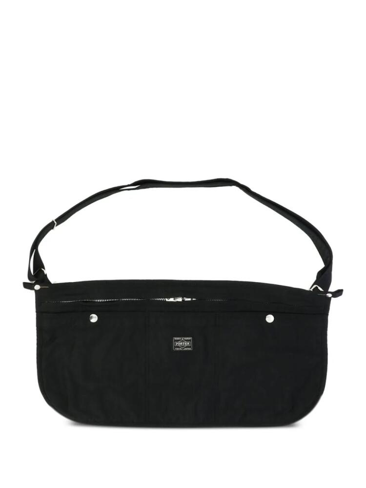 Porter-Yoshida & Co. Mile appliqué logo belt bag - Black Cover