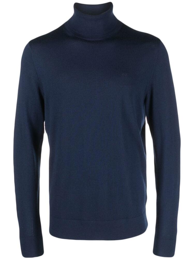 Calvin Klein Superior logo-embroidered jumper - Blue Cover