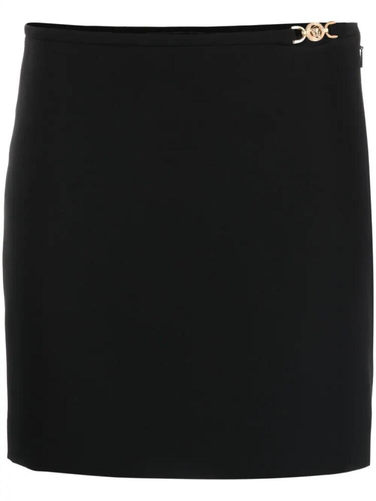 Versace Medusa-plaque mini skirt - Black Cover